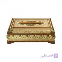 جعبه دستمال کاغذی خاتم کاری نفیس