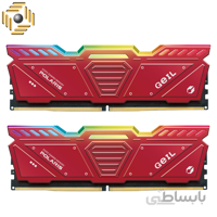رم دسکتاپ DDR5 دو کاناله 4800 مگاهرتز CL40 گیل مدل POLARIS RGB RED ظرفیت 32 گیگابایت