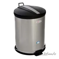 سطل زباله پدالی سرکوله 30لیتری درب مشکی
