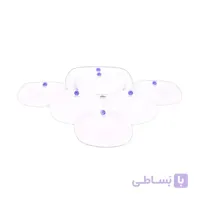 سرویس کیک خوری کواترو-۷پارچه-با لگو کانون وکلای دادگستری