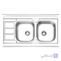 سینک ظرفشویی ایلیا استیل مدل ۳۰۵۱ روکار