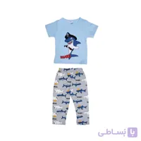 ست تی شرت و شلوار بچگانه مدل SHARK