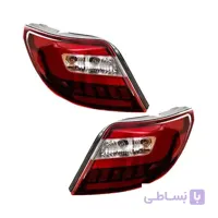خطر عقب دنا پلاس راست و چپ کامل با لامپ و LED