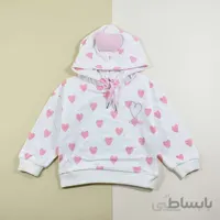 هودی بچه گانه دخترانه قلبی کد 2302