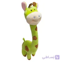 عروسک پولیشی مدل زرافه سبز ارتفاع 30 سانتی متر_اسباب بازی