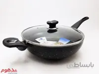 ماهیتابه وک 28 cm مشکی زرساب سری Violet