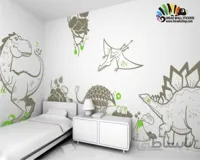 استیکر دایناسورها اتاق کودک کد h321