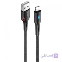 کابل لایتنینگ هوشمند قطع کن 1.2 متر USAMS US-SJ425