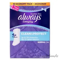 نوار روزانه نرمال آلویز مدل Clean And Protect بسته