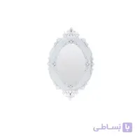 آینه بیضی سفید