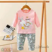 بلوز شلوار راحتی بچه گانه کد 730140