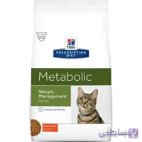 غذای خشک گربه ادالت هیلز متابولیک طعم مرغ مدل(Hill's™ Prescription Diet™ Metabolic Chicken Flavor) با وزن 4 کیلوگرم