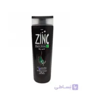 شامپو زینک مدل مشکی BLACK SHINE حجم ۳۰۰ میلی لیتر