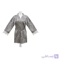 روبدوشامبر زنانه کیمونویی پلنگی ساتن لورنزا 585