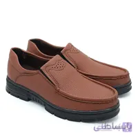 کفش چرم مردانه کمل رنگ عسلی