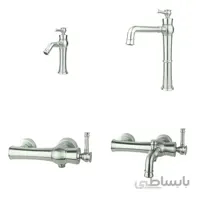 ست شیرآلات راسان مدل الیزه رزگلد ا Set of valves rasan model elize