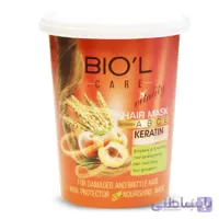ماسک مو بیول عصاره هلو و جوانه گندم Biol ا Biol nourishing and protecting Peach and Wheat Germ Mask For Dry Hair