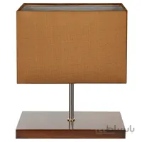 آباژور رومیزی چوبی چشمه نور مدل MT7037/BR-N شید نسکافه ای