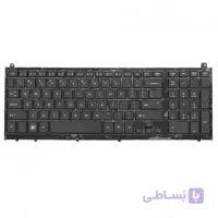 کیبورد لپ تاپ اچ پی 4525 مشکی-با فریم HP Probook 4525s Laptop Keyboard