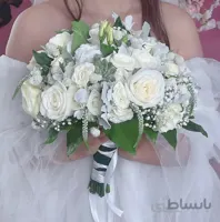 دسته گل عروس کد ۲