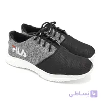 کفش اسپرت و پیاده روی فیلا بنددار رنگ زغالی،مشکی