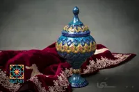 قندان پایه دار میناکاری کد 16