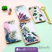 دفترچه سیمی ۸۰ برگ طرح طبیعت