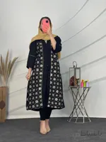 مدل مانتو زنانه مزونی کریستال کد 1435