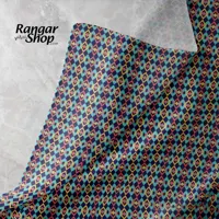 پارچه مخمل طرح هندسی