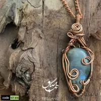 گردنبند زنانه سنگ لابرادوریت NT-816