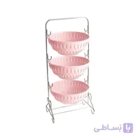 سبد سیب زمینی و پیاز لیمون مدل ۳طبقه گرد