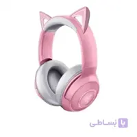هدفون مخصوص بازی بی سیم ریزر Kraken BT Kitty Edition Quartz