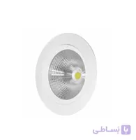 چراغ سقفی توکار پشت سفید 6 وات EDC