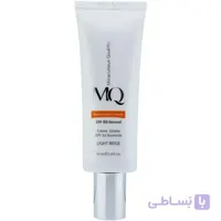 کرم ضد آفتاب ام کیو SPF 50 بژ روشن مدل نرمال مناسب پوست نرمال و خشک حجم 55 میلی لیتر