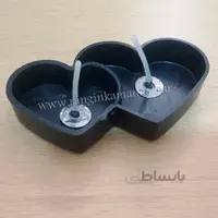 کاپ وامر پلاستیکی قلب 2 تایی