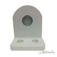 پایه دیواری دام پلاستیکی 4 اینچ سفید