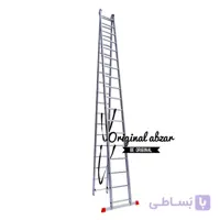 نردبان مخابراتی 2 کشو 22 پله 6 متری آلوم پارس مدل اکسلنت