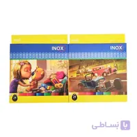 مداد رنگی 24 تایی مقوایی اینوکس