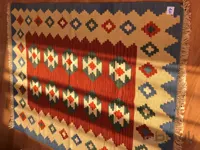 گلیم دو رو دستبافت رج CODE 126 A ا Persian handmade kilim