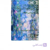 دستمال گردن نیلوفر ابی