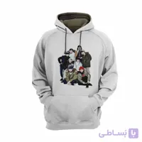 هودی سفید طرح گروه موسیقی اکسو EXO