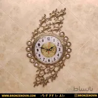 ساعت دیواری برنزی طرح مهتاب کد ۳۱۵