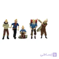 فیگور اورجینال تن تن مجموعه 6 عددی کد 1302