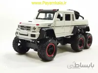 ماشین فلزی مرسدس بنز آفرود G63 (1:24 CHEZHI) سفید