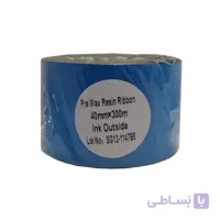 ریبون چاپ لیبل پرینتر WAX / Resin 40mm*300m