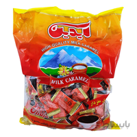 آبنبات کارامل شیری با مغز تافی آیدین - 110 گرم