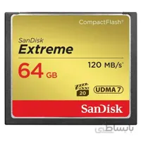 کارت حافظه CompactFlash سن دیسک Extreme سرعت 120M ظرفیت 64 گیگابایت