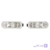 چراغ مه شکن پراید لنز دار دو لامپ
