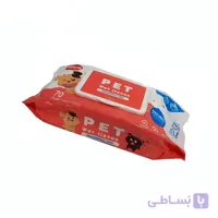 دستمال مرطوب سگ و گربه 70 عددی