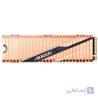 حافظه اس اس دی M.2 2280 گیگابایت مدل GP-ASM2NE6100TTTD با ظرفیت 1 ترابایت ا GP-ASM2NE6100TTTD 1TB AORUS NVMe Gen4 SSD Drive